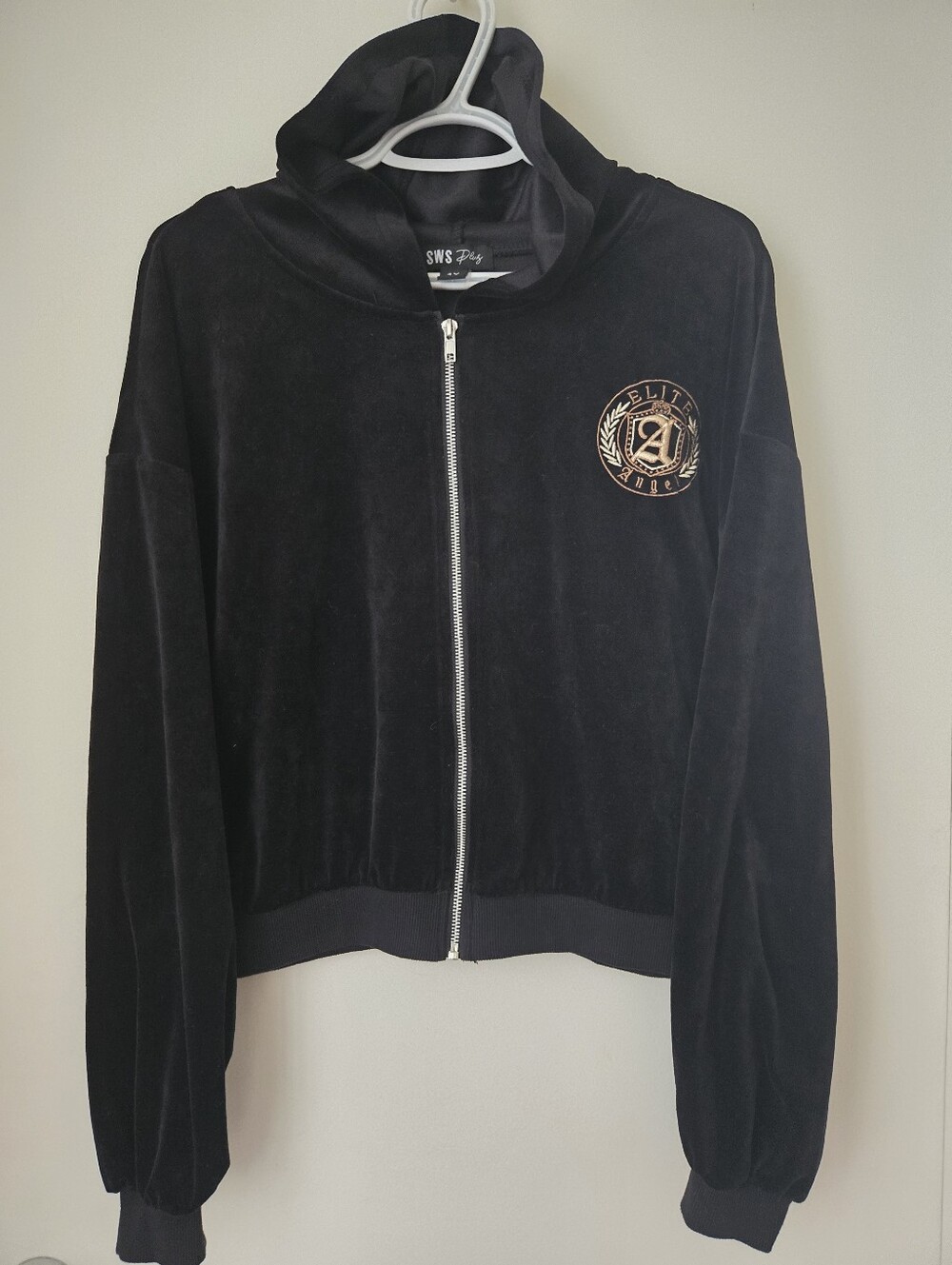Ladies Velour Zip-Up Hoodie - 1X